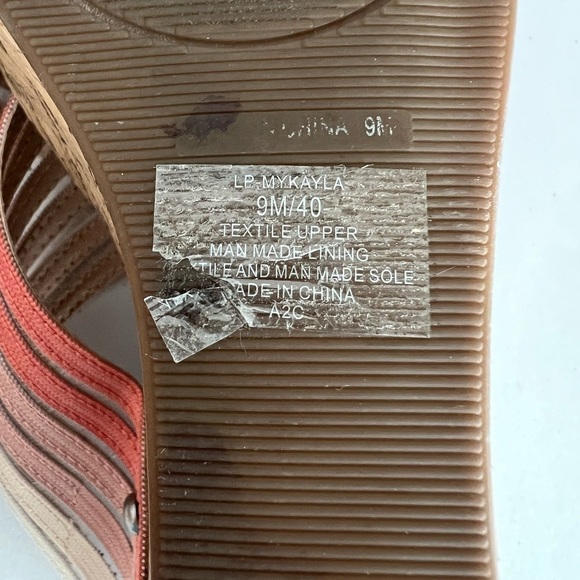 Lucky Brand Womens Mykayla Cork Wedge sandal Size 9 - Picture 9 of 12
